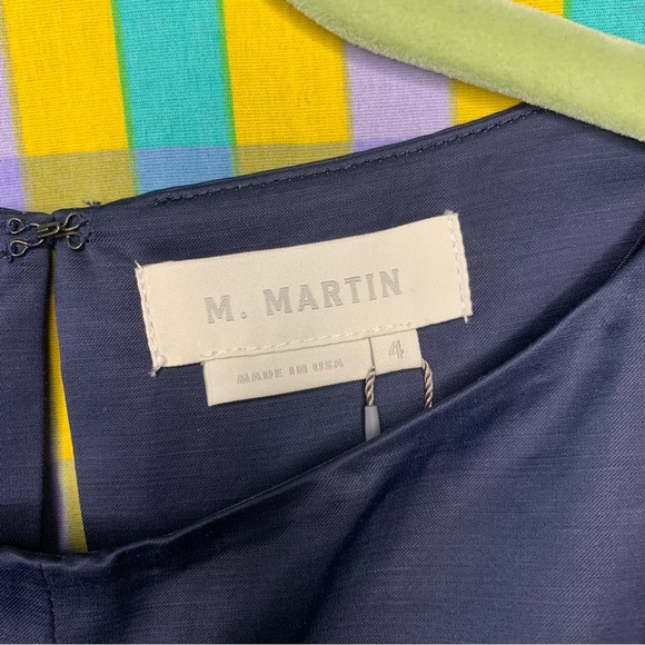 M. Martin Calvo Flare Black Shirt in navy size 4 - Picture 2 of 11